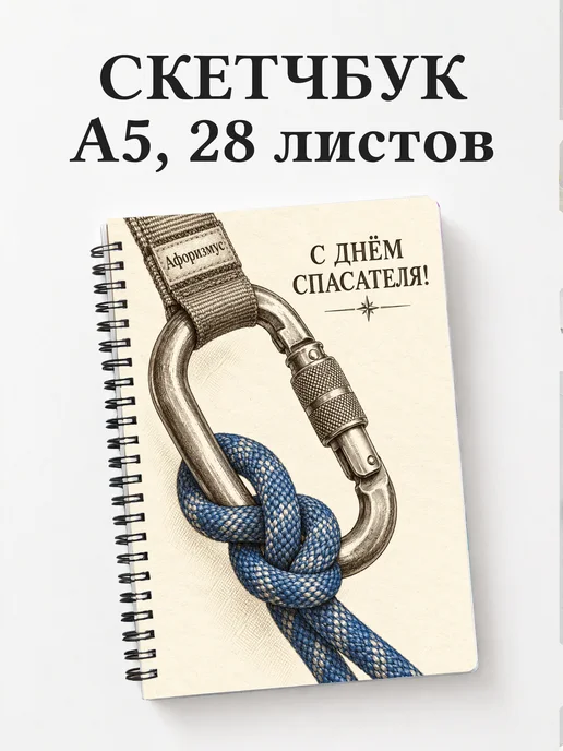 Скетчбук в подарок на День спасателя