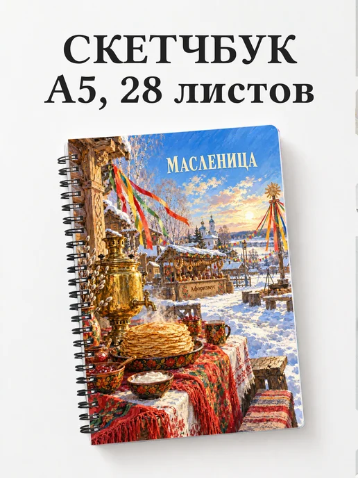 Скетчбук Масленица