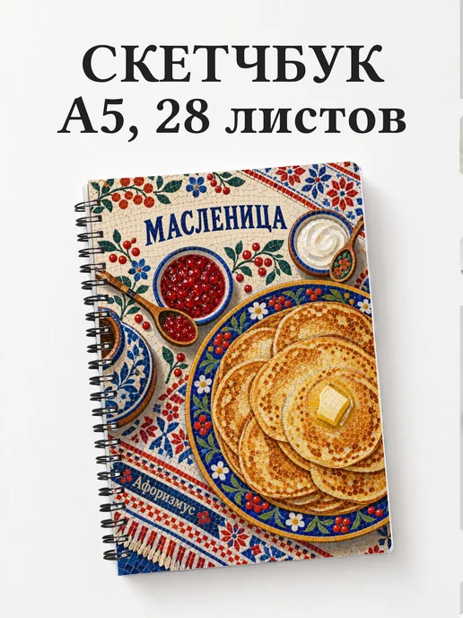 Скетчбук Масленица