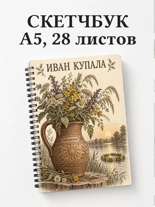 Скетчбук к празднику Ивана Купалы