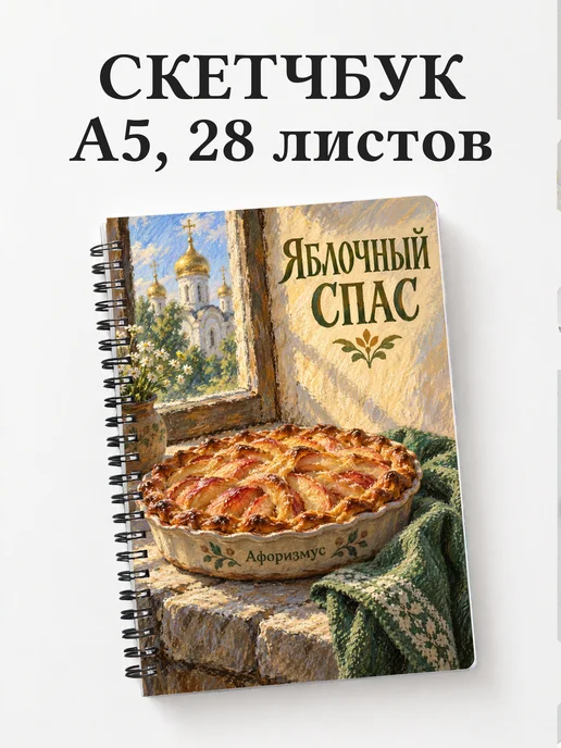 Скетчбук Яблочный Спас
