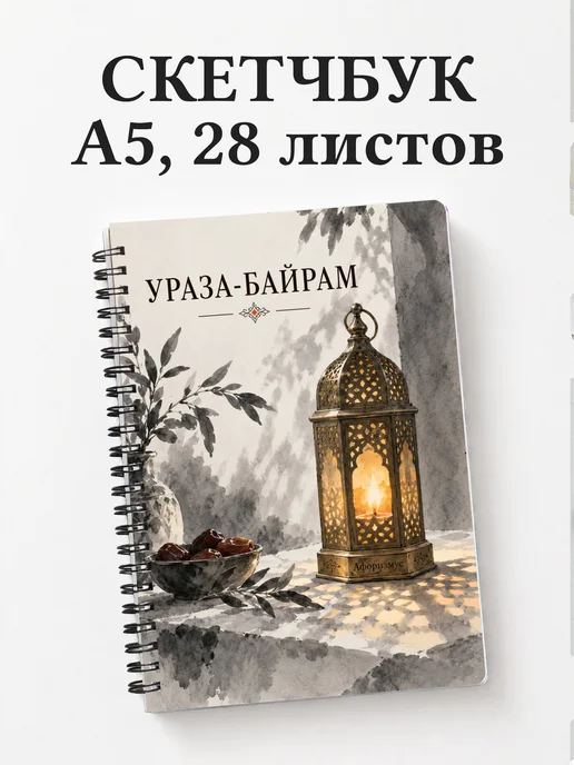 Скетчбук в подарок на Ураза-байрам