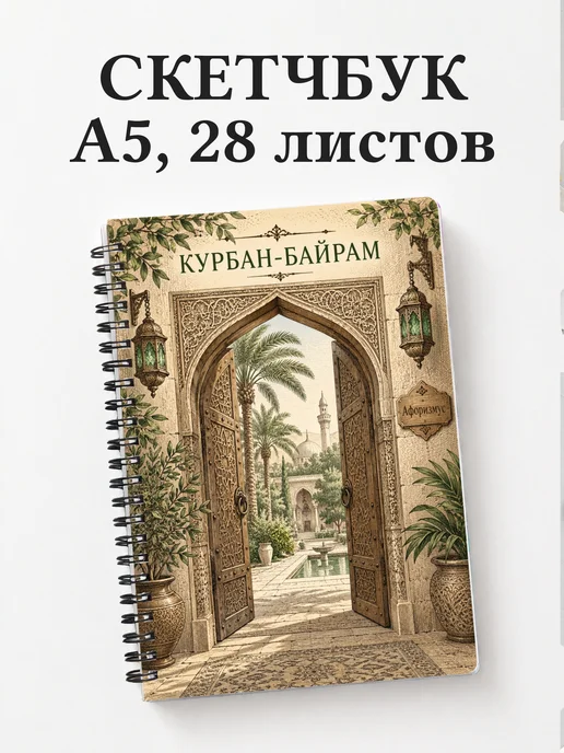 Скетчбук в подарок на Курбан-байрам