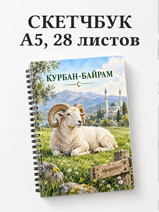 Скетчбук в подарок на Курбан-байрам