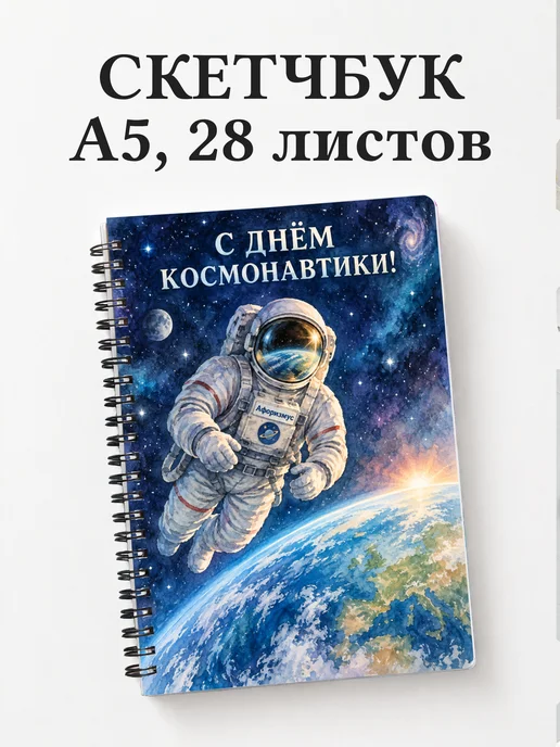 Скетчбук ко Дню космонавтики