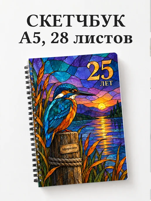 Скетчбук в подарок на 25-летие