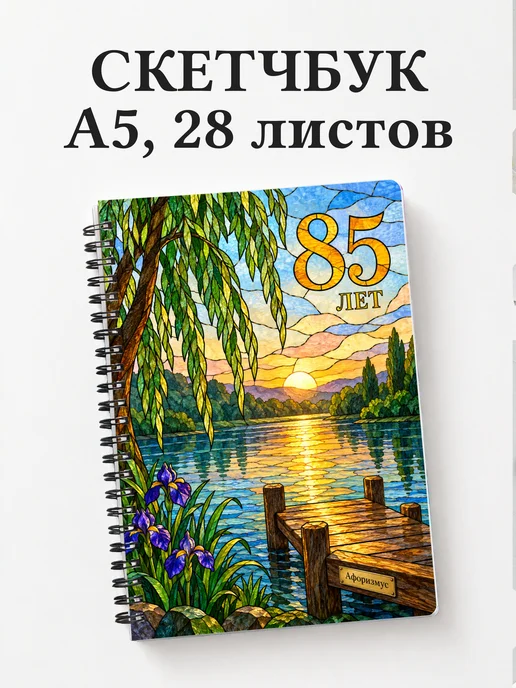 Скетчбук в подарок на 85-летие