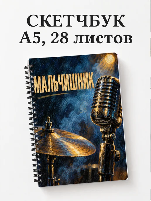 Скетчбук в подарок на мальчишник
