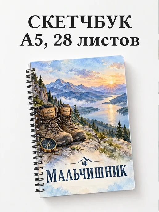 Скетчбук в подарок на мальчишник