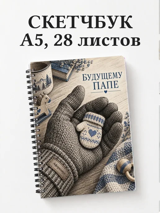 Скетчбук для будущего папы