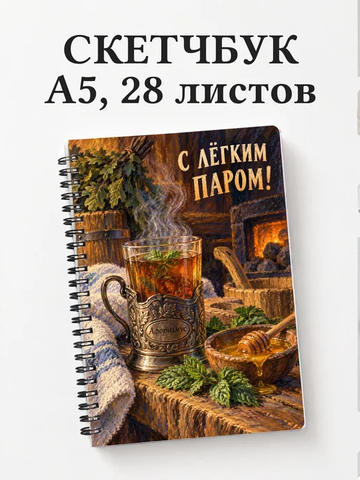 Скетчбук для любителя бани