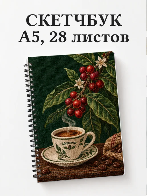 Скетчбук для любителя кофе