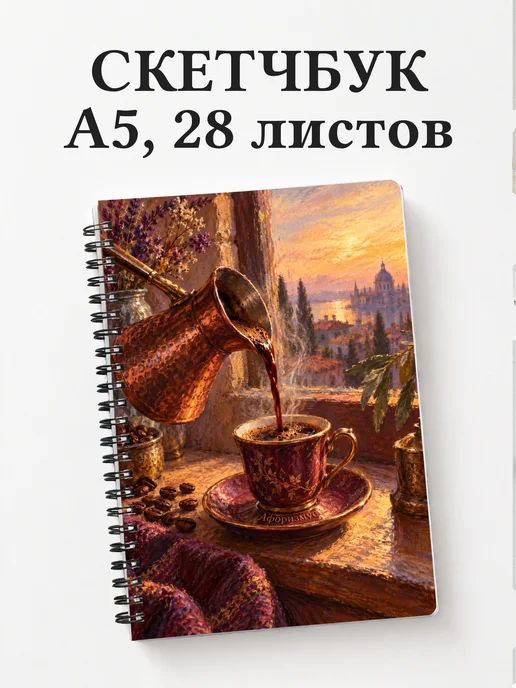 Скетчбук для любителя кофе