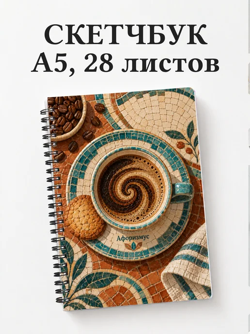 Скетчбук для любителя кофе