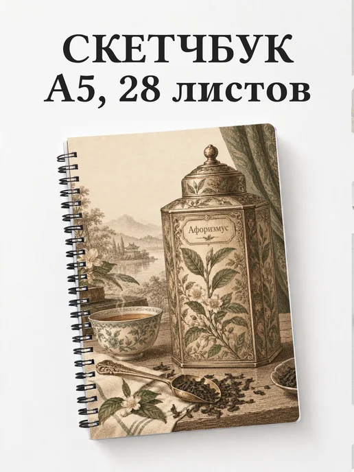 Скетчбук для любителя чая