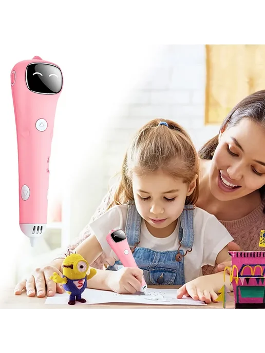 Детская 3D-ручка с PCL, USB, для творчества и подарка, вариант, фото 6