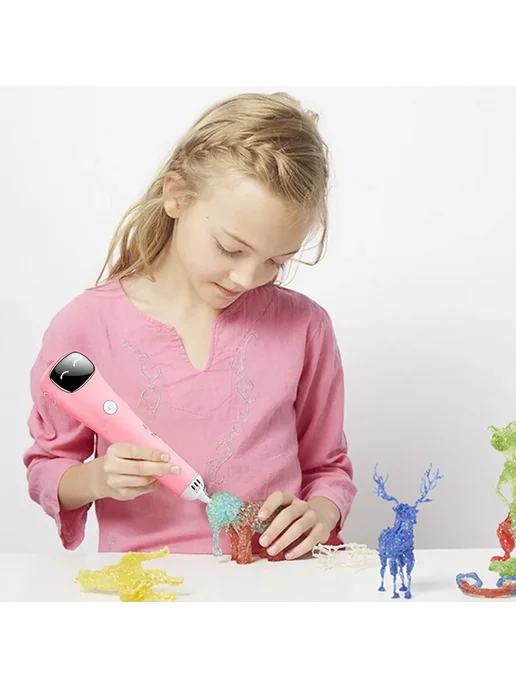 Детская 3D-ручка с PCL, USB, для творчества и подарка, вариант, фото 8