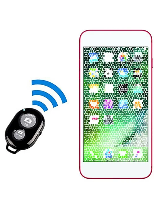 Селфи-пульт с Bluetooth - black, черный, фото 2