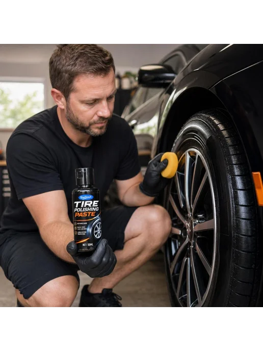 Автомобильная полироль для шин - 50ml, 50 мл, фото 2