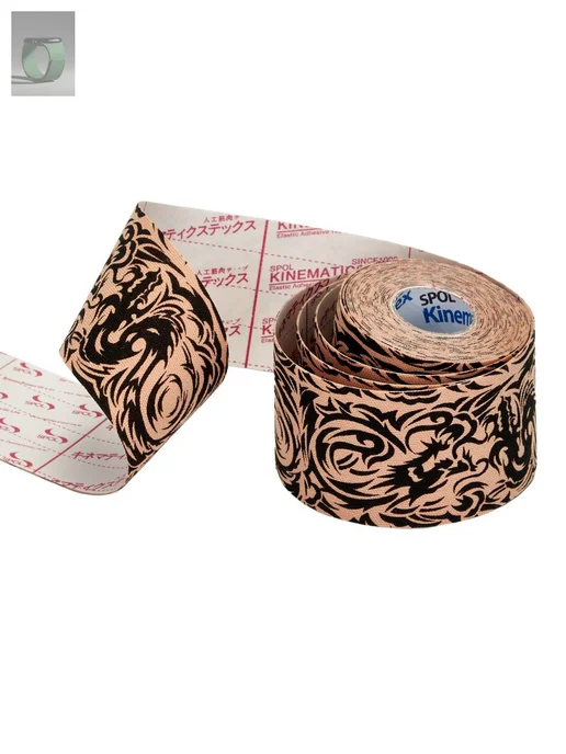 Кинезиотейп атлетический хлопковый, 5х500 см, 5x500 см, фото 3