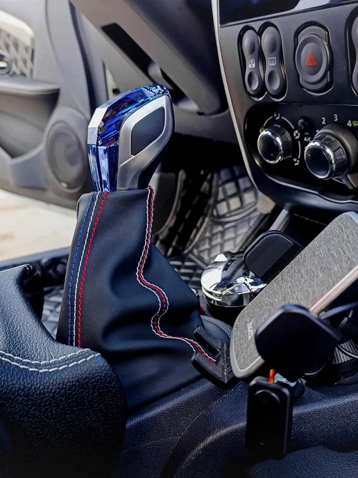 Чехол юбка КПП Nissan Almera G15, Ларгус, вариант, фото 2