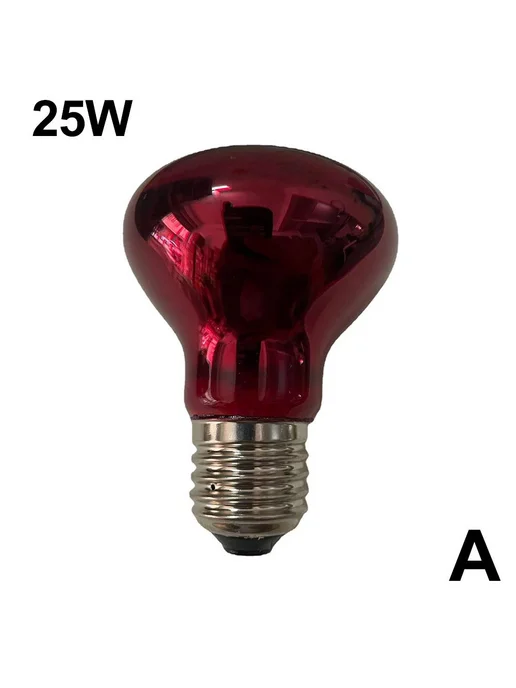 Керамическая лампа для рептилий E27 - Wine red, красный, фото 4