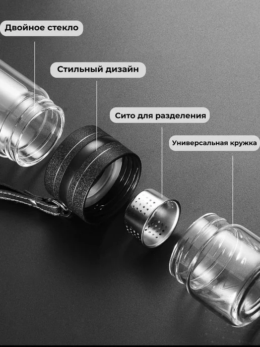 Термокружка 0.5 л, хаки, 500 мл, фото 3