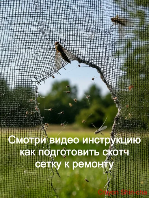 Ремкомплект антимоскитной сетки 5×200 см, темно-серый, 5x200 см, фото 2