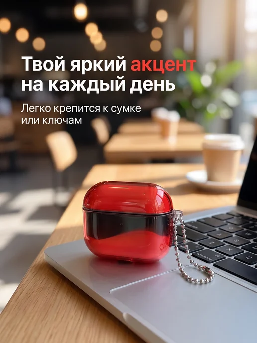 Чехол AirPods 4, черный, фото 3