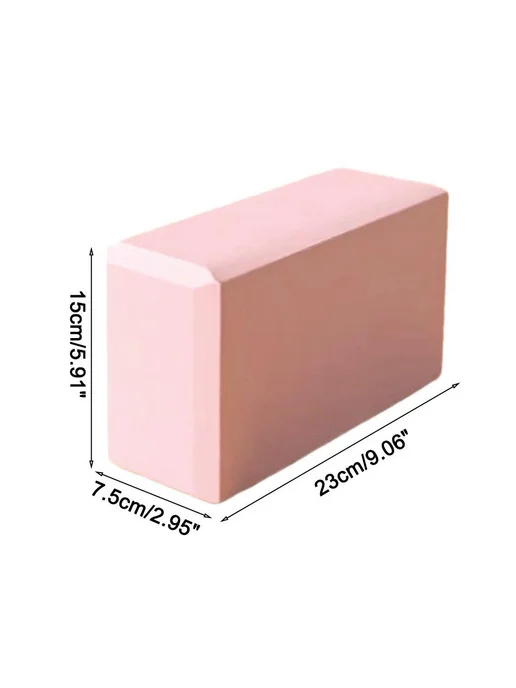 Блоки для йоги 2 шт, ЭВА, 23x15x7.5 см, мятный, 23x15x7.5 см, 2 шт, фото 2