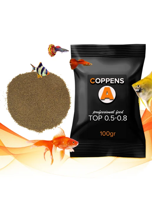 COPPENS TOP 0.5-0.8мм, 100гр - высокобелковый корм для, 100 г, фото 2