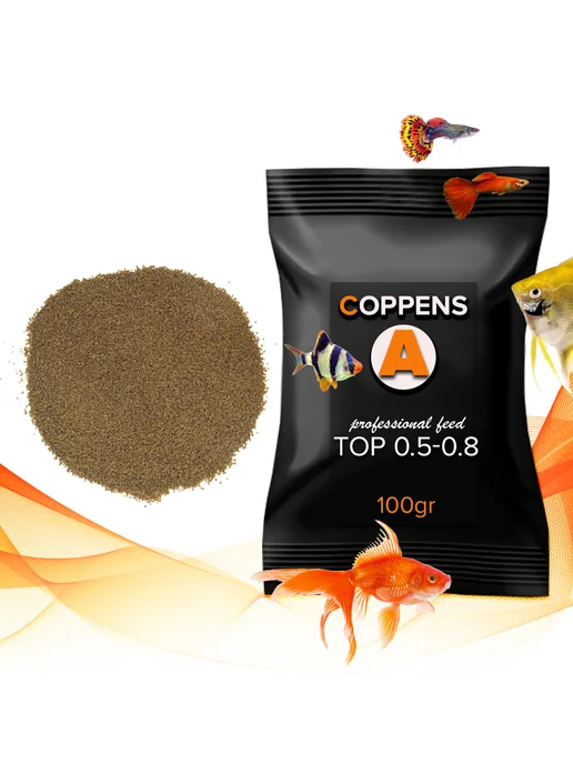 COPPENS TOP 0.5-0.8мм, 100гр - высокобелковый корм для, 100 г, фото 3
