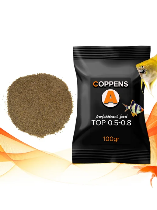 COPPENS TOP 0.5-0.8мм, 100гр - высокобелковый корм для, 100 г, фото 4