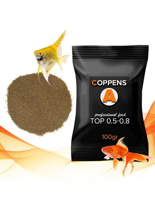 COPPENS TOP 0.5-0.8мм, 100гр - высокобелковый корм для, 100 г, фото 5