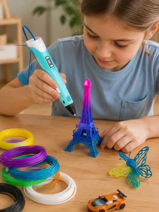 3D-ручка с цифровым дисплеем, PLA, вариант, фото 4