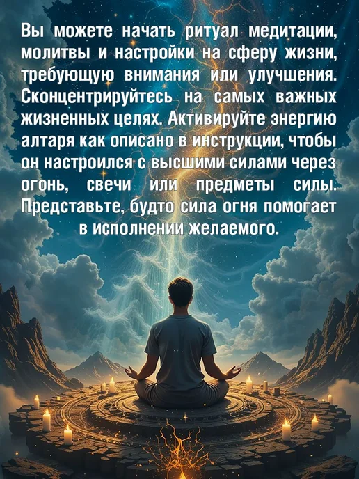 Алтарь Магический Для Ритуалов 4 Стихии, вариант, фото 4