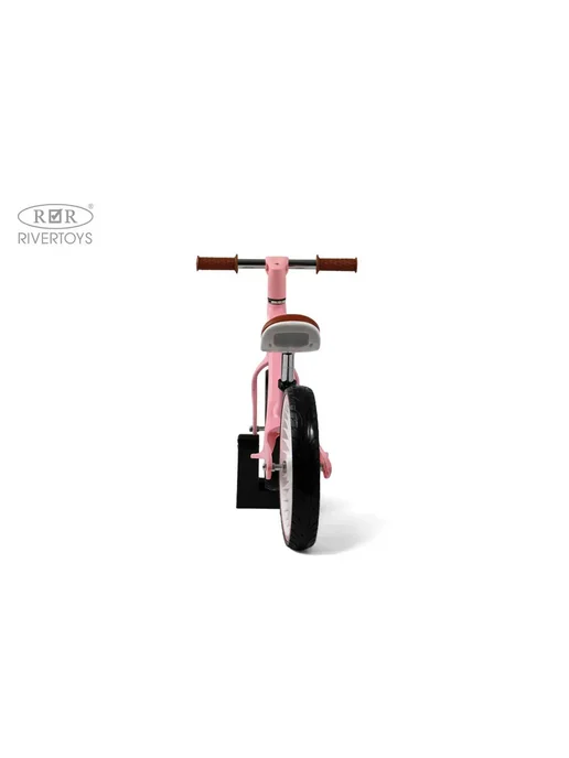 River Toys Детский беговел 12" HB-007-12 синий балансбайк 2+ лет, розовый, фото 4