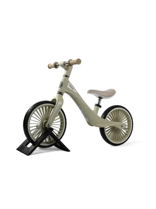 River Toys Детский беговел 12" HB-007-12 синий балансбайк 2+ лет, белый