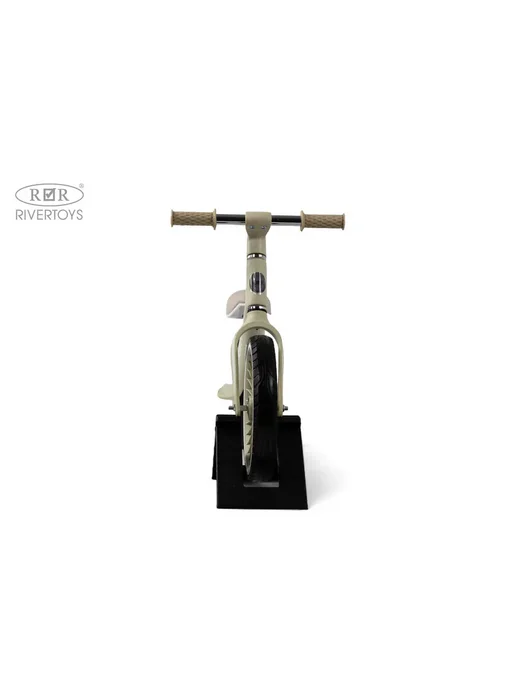 River Toys Детский беговел 12" HB-007-12 синий балансбайк 2+ лет, белый, фото 2