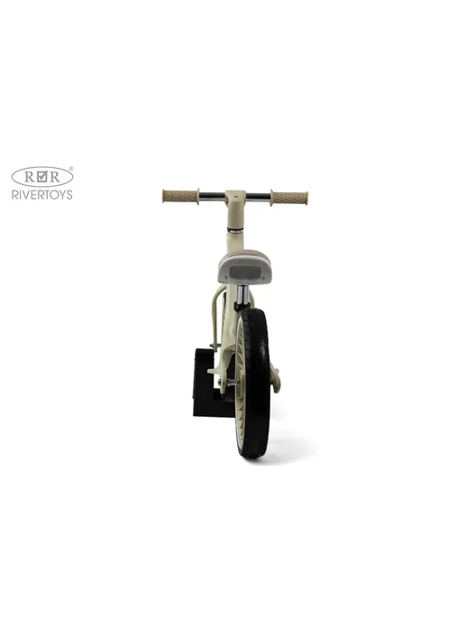 River Toys Детский беговел 12" HB-007-12 синий балансбайк 2+ лет, белый, фото 4