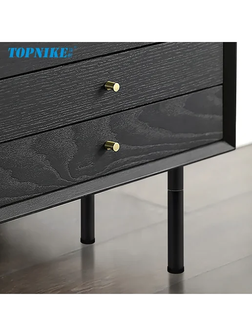 TOPNIKE Черные регулируемые ножки 2 шт, 76-84мм, 2 шт, фото 5
