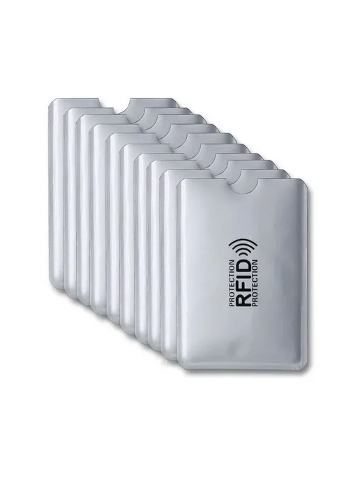 RFID-защита для карт, 10 шт, 6×9 см, 6x9 см, 10 шт, фото 2
