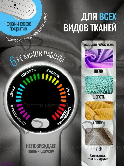 Утюг--DS,Компактный дорожный утюг 1200Вт, 1200 Вт, фото 6