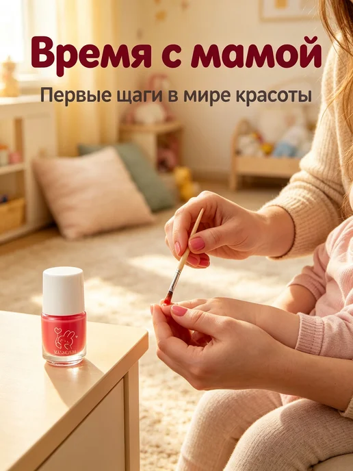 Детский лак для ногтей на водной основе в 8цветах, розовый, фото 5