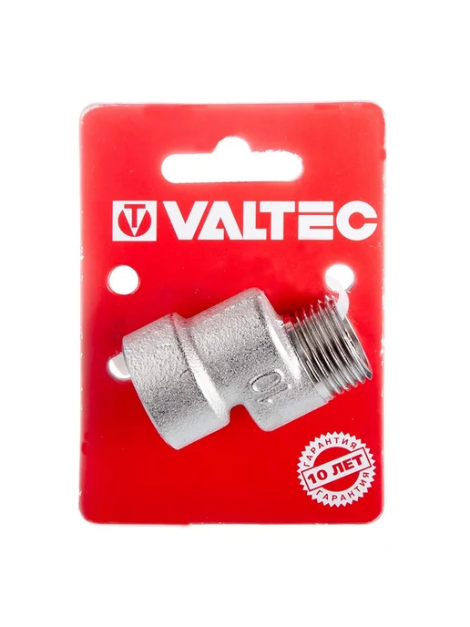 Эксцентрик Valtec 1 2 ВР(г) х 1 2 НР(ш) х 30 мм латунный, серый, фото 3