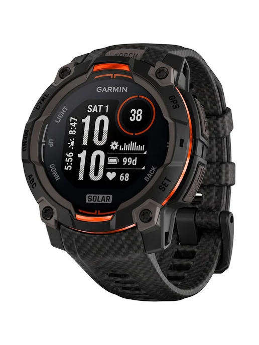 Garmin Смарт-часы Instinct 3 Solar 45 мм чёрный (010-02934-00), черный