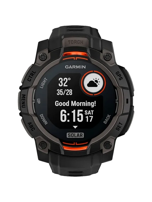 Garmin Смарт-часы Instinct 3 Solar 45 мм чёрный (010-02934-00), черный, фото 3