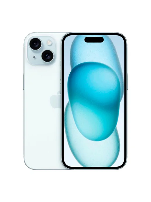Смартфон Apple iPhone 15 128 ГБ, голубой, фото 2