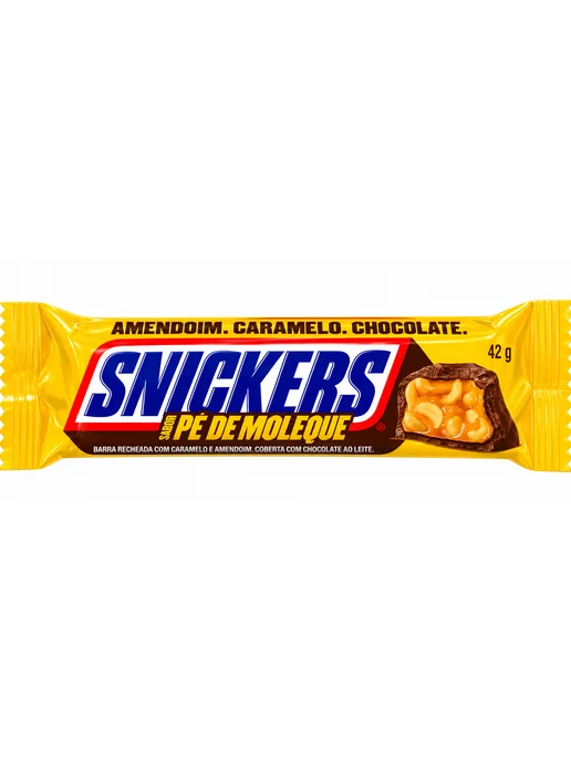 Knoppers Шоколадный батончик Сникерс, Snickers Pe de Moleque, 42 г, 42 г, фото 3