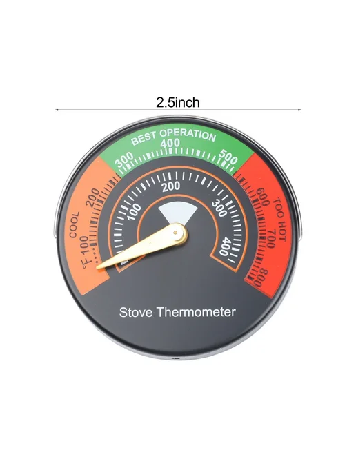 Термометр для камина с магнитным креплением, вариант, фото 6